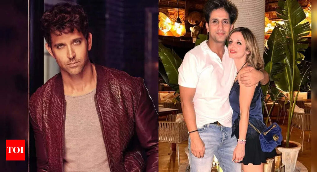 Hrithik Roshan joins ex-wife Sussanne Khan and Arslan Goni for family dinner sans Saba Azad | Hindi Movie News