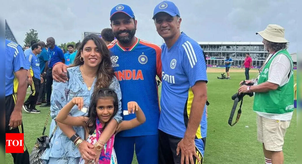 'My wife refers to you as my work wife': Rohit Sharma pens heartfelt note for Rahul Dravid | Cricket News 5 ‘My wife refers to you as my work wife’: Rohit Sharma pens heartfelt note for Rahul Dravid | Cricket News