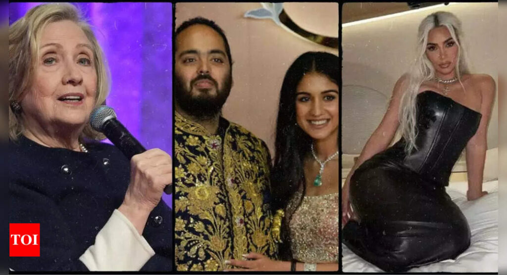 Anant Ambani and Radhika Merchant’s wedding guest list features Hillary Clinton, Boris Johnson, Kim Kardashian: Reports | Hindi Movie News
