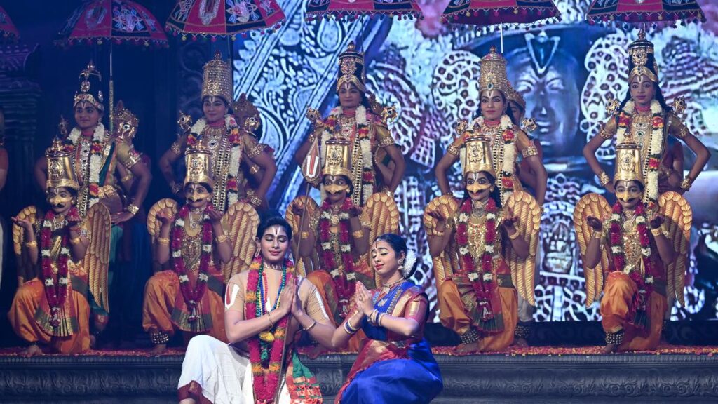 A dance production that took the audience on a visual tour of 11 Vishnu temples