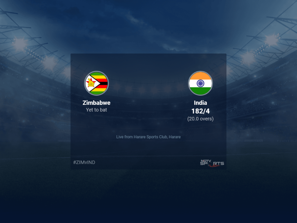 Zimbabwe vs India Live Score Ball by Ball, Zimbabwe vs India 2024 Live Cricket Score Of Today's Match on NDTV Sports 1 Zimbabwe vs India Live Score Ball by Ball, Zimbabwe vs India 2024 Live Cricket Score Of Today's Match on NDTV Sports