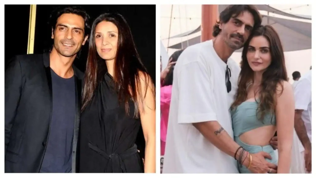 Arjun Rampal and Gabriella Demetriades